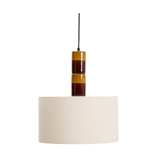 Závěsné svítidlo s textilním stínidlem Mavran – Kave Home