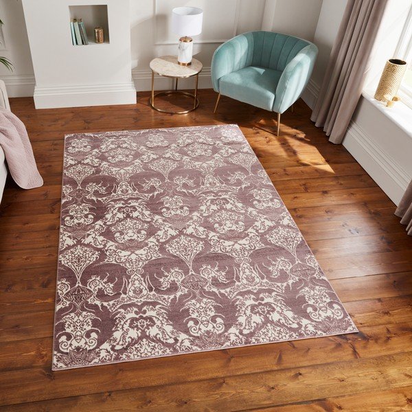Koberec růžovofialový 200x285 cm Imperial Wine – Think Rugs-image-3
