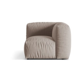Béžový modul pohovky (variabilní roh) Martina – Micadoni Home