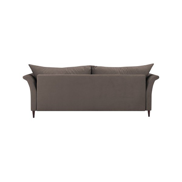 Světle hnědá 3místná rozkládací pohovka s úložným prostorem Mazzini Sofas Peony-image-3