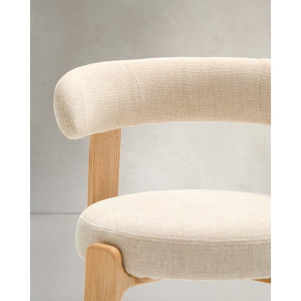 Béžová/v přírodní barvě jídelní židle z jasanového dřeva Granite – Kave Home-image-3