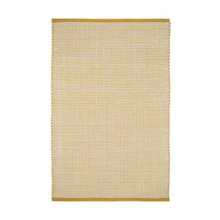 Žlutý koberec s podílem vlny 200x140 cm Bergen - Nattiot