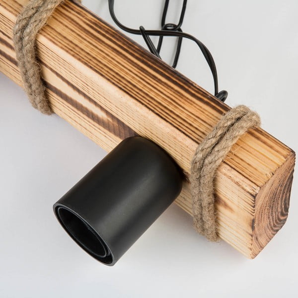 Stropní svítidlo v černo-přírodní barvě 10.5x48.5 cm – Squid Lighting-image-1