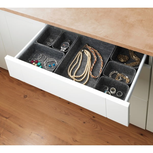 Set 7 šedých organizérů Wenko-image-3