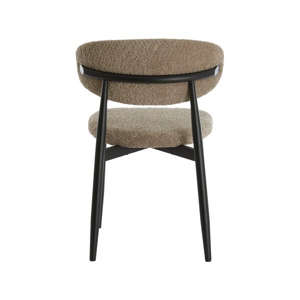 Taupe čalouněná jídelní židle Eniola – Light & Living-image-4
