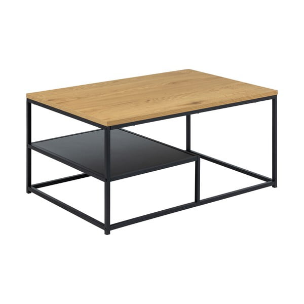 Konferenční stolek s deskou v dubovém dekoru v přírodní barvě 60x90 cm Gila – Actona-image-3