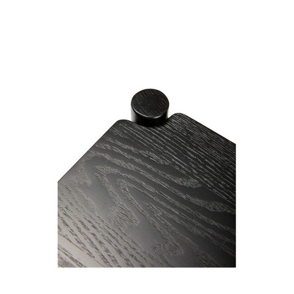 Servírovací stolek na kolečkách z dubového dřeva 40x40 cm Norm – Hübsch-image-4