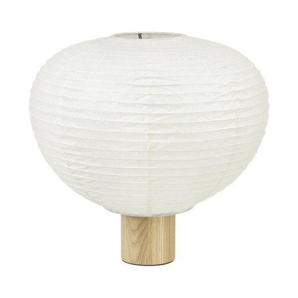 Bílá stolní lampa s papírovým stínidlem (výška 32 cm) Kami – Blomus