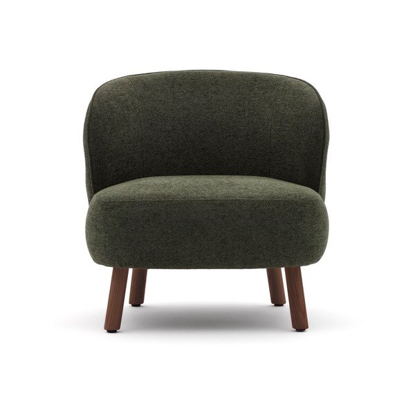 Khaki žinylkové křeslo Ulit – Kave Home-image-2