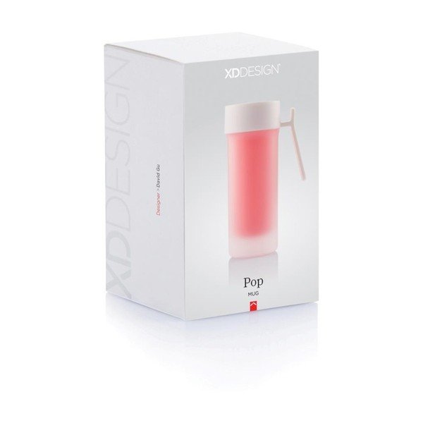 Červený termohrnek XD Design Pop, 275 ml-image-2
