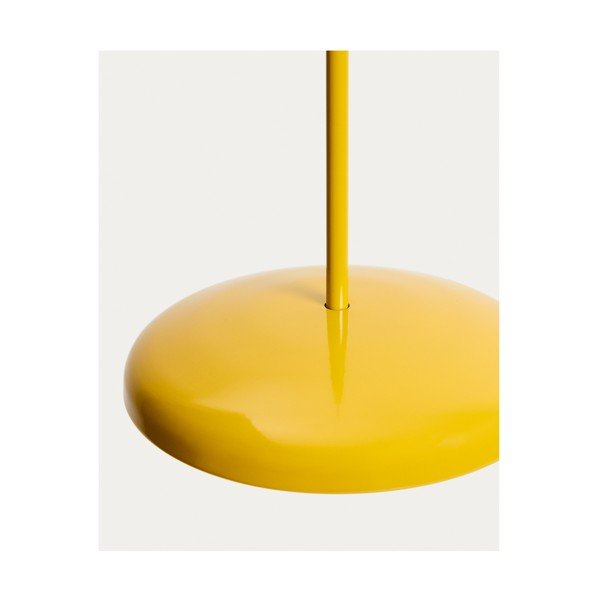 Žluté LED stmívatelné závěsné svítidlo s kovovým stínidlem ø 16 cm Porte – Kave Home-image-4