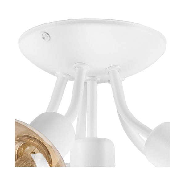 Bílé stropní svítidlo bez stínidla Viggo – LAMKUR-image-3