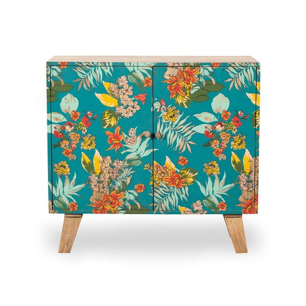 Skříňka v tyrkysovo-přírodní barvě 90x85x40 cm Reipur – Interia Home & Living