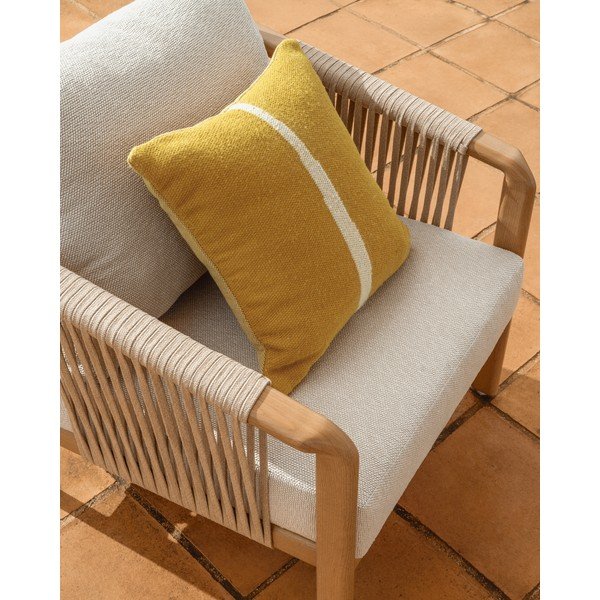 Béžový hliníkový zahradní lounge set pro 4 osoby Sirte – Kave Home-image-3