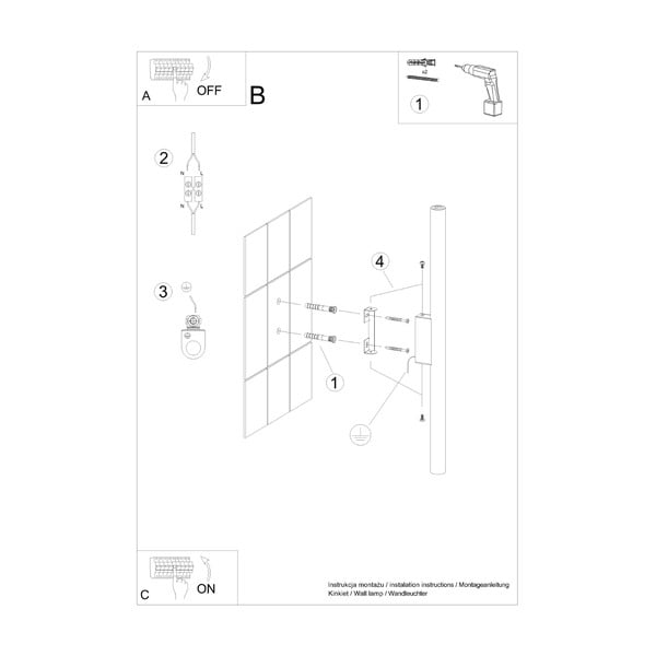Nástěnné svítidlo v cihlové barvě Fideus – Sollux-image-4