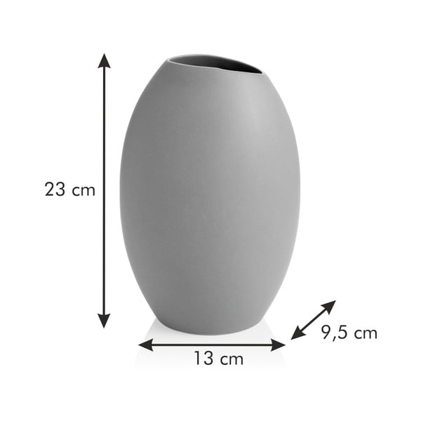 Šedá keramická váza Fancy Home – Tescoma-image-3