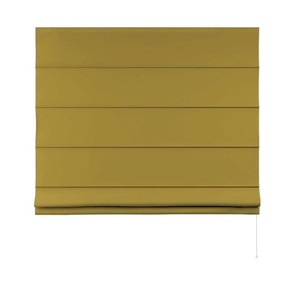 Žlutá římská roleta 170x100 cm Posh Velvet - Yellow Tipi-image-3