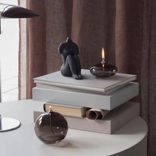 Skleněná olejová lampa (výška 11 cm) Aura – Mette Ditmer Denmark