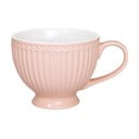 Růžový porcelánový šálek Green Gate Alice, 400 ml