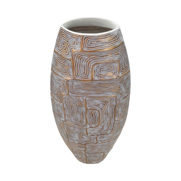 Váza z polyresinu ve zlaté barvě (výška 59,5 cm) Eclips – Mauro Ferretti-image-2