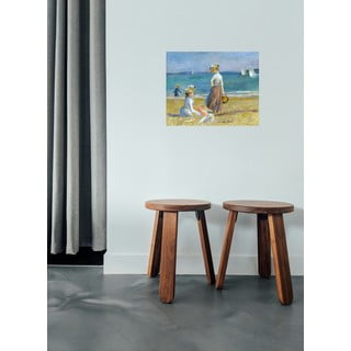 Reprodukce obrazu Auguste Renoir - Figures on the Beach, 50 x 40 cm