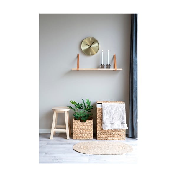 Koš na prádlo z vodního hyacintu v přírodní barvě Passo – House Nordic-image-1