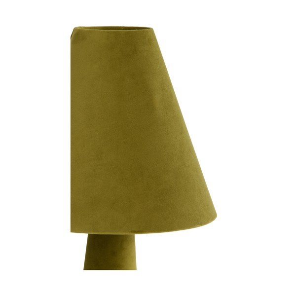 Zelená stolní lampa s textilním stínidlem (výška 61 cm) Devia – Light & Living-image-3
