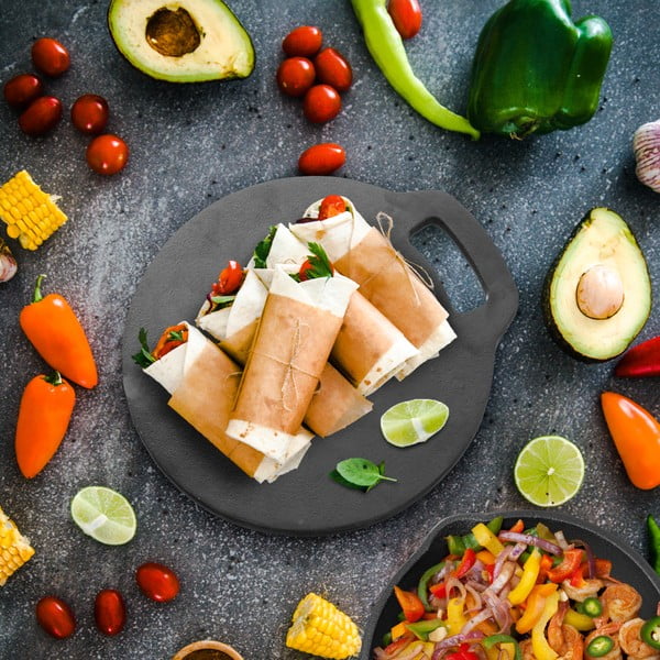 Kulatý grilovací plát ø 27,5 cm LITINA – Orion-image-1