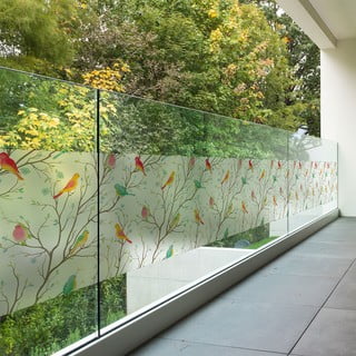 Samolepka na okno 200x40 cm Birds in the Forest – Ambiance