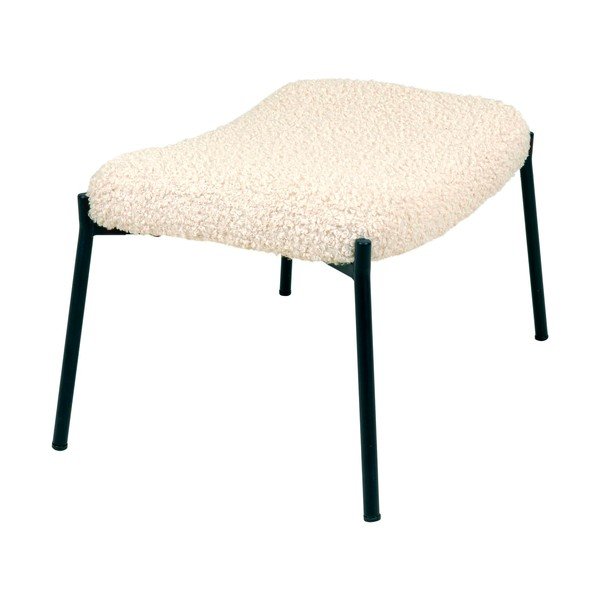 Krémová podnožka z umělé kožešiny Glasgow – House Nordic-image-3