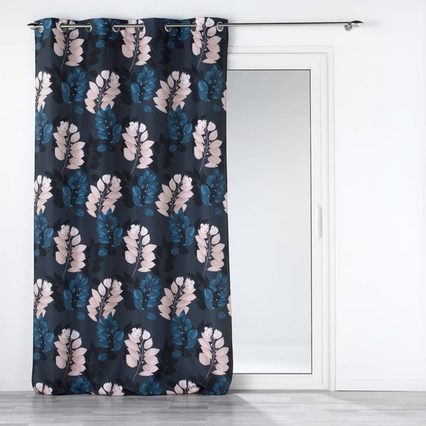 Tmavě modrý závěs 140x260 cm Belline – douceur d'intérieur
