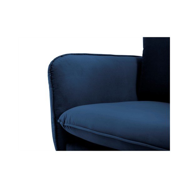 Modrá sametová pohovka Cosmopolitan Design Vienna, 230 cm-image-4