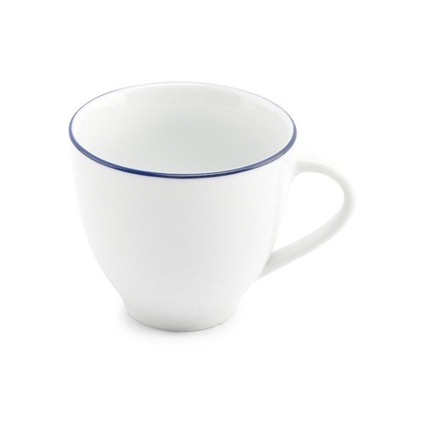 Bílý porcelánový šálek na cappuccino 200 ml Basic White – BonBistro-image-1