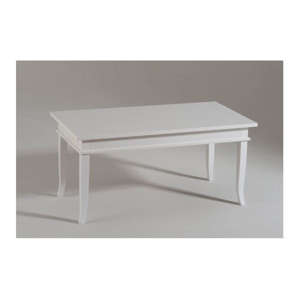 Bílý dřevěný konferenční stolek Castagnetti Isabeau