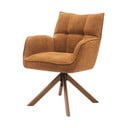 Oranžová čalouněná jídelní křesla v sadě 2 ks Marilla – Unique Furniture