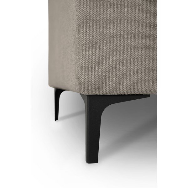 Světle hnědá žinylková rohová pohovka (levý roh/do "U") Fabian – Scandic-image-4