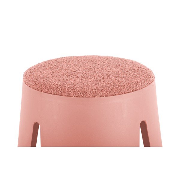 Světle růžová plastová stolička Savor   – Leitmotiv-image-3