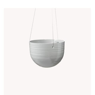 Šedý keramický závěsný květináč Big pots Bergamo, ø 18 cm