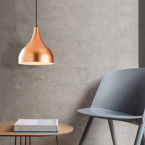 Závěsné svítidlo v černo-měděné barvě ø 26 cm Sağlam – Opviq lights-image-1