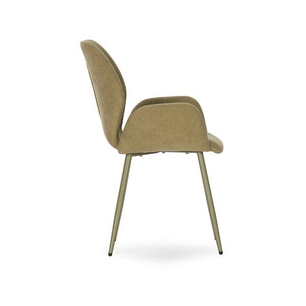 Zelená čalouněná jídelní křesla v sadě 2 ks Ansu – Marckeric-image-3