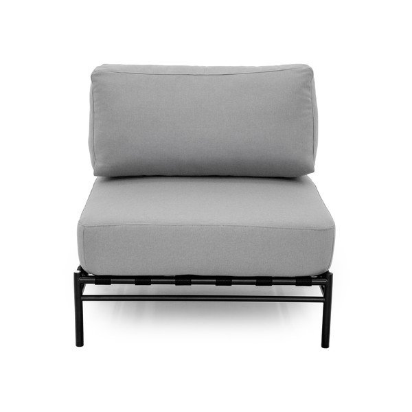 Světle šedý modul zahradní pohovky (středový díl) Dandy – Sit Sit-image-2