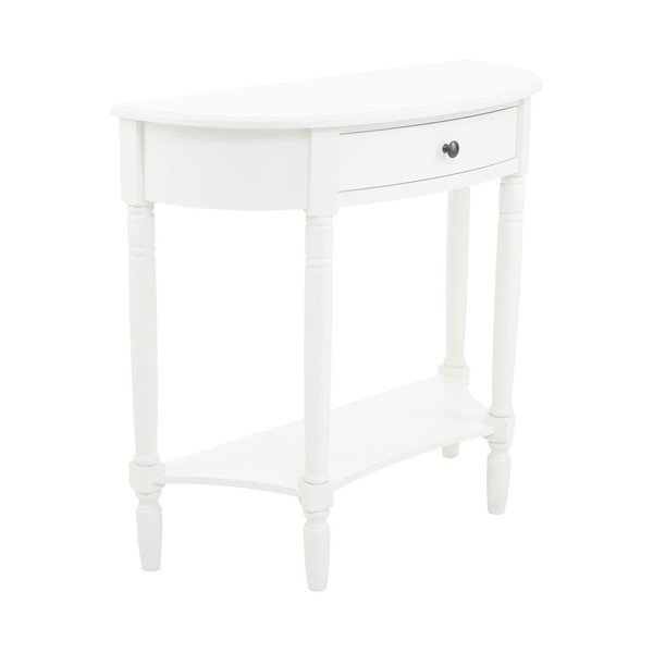 Bílý konzolový stolek z borovicového dřeva 32x93 cm Heritage – Premier Housewares