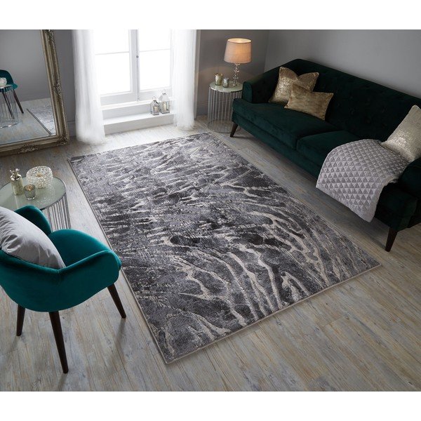 Šedý koberec Flair Rugs Lyra, 200 x 290 cm-image-4