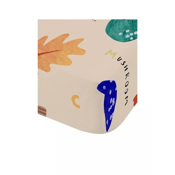 Napínací dětské prostěradlo do postýlky 70x140 cm Woodland Alphabet – RHS-image-2