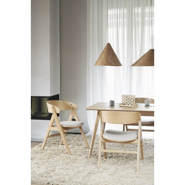 Jídelní židle v sadě 2 ks v přírodní barvě Waterton - Rowico-image-2