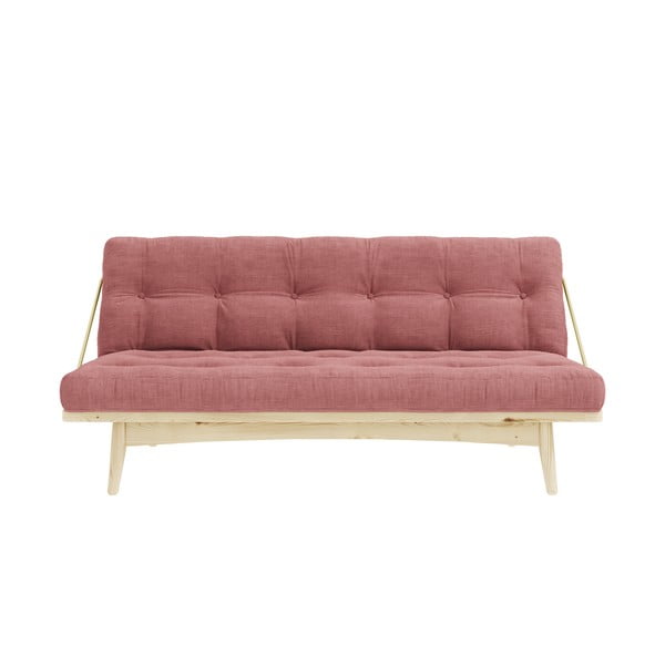 Růžová manšestrová rozkládací pohovka 190 cm Folk – Karup Design