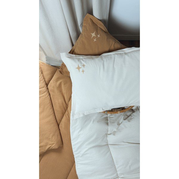 Bílá souprava do postýlky Stars – Malomi Kids-image-2