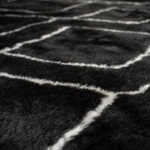 Černý pratelný koberec 160x230 cm Imran – Flair Rugs-image-3