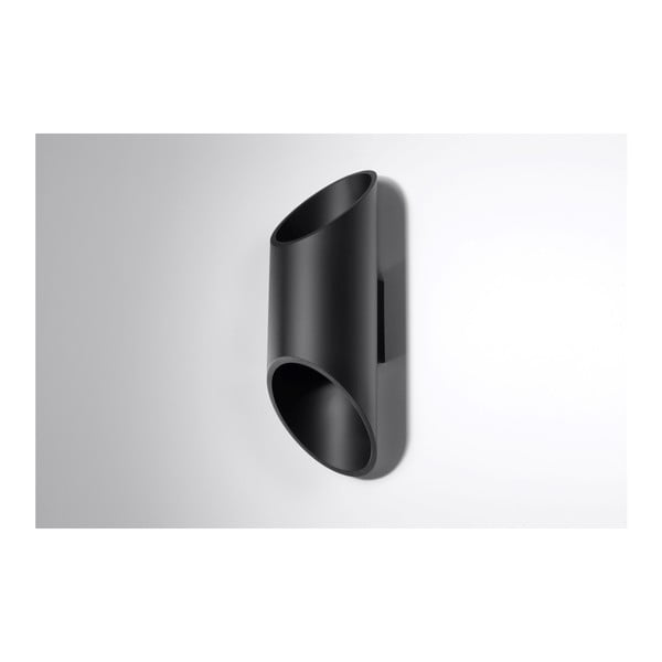 Černé nástěnné světlo Sollux Nixon 30-image-2