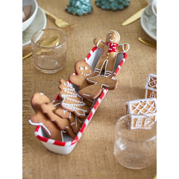 Bílá keramická miska s vánočním motivem 110 ml Ginnie – Bloomingville-image-1